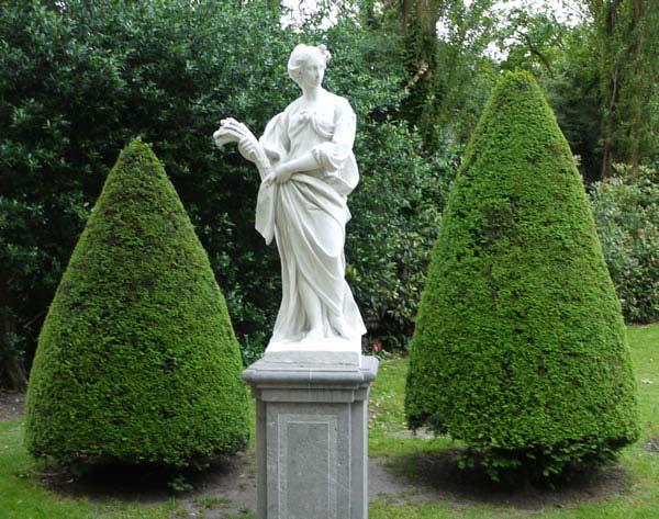 Marble Statuary in the Formal Garden