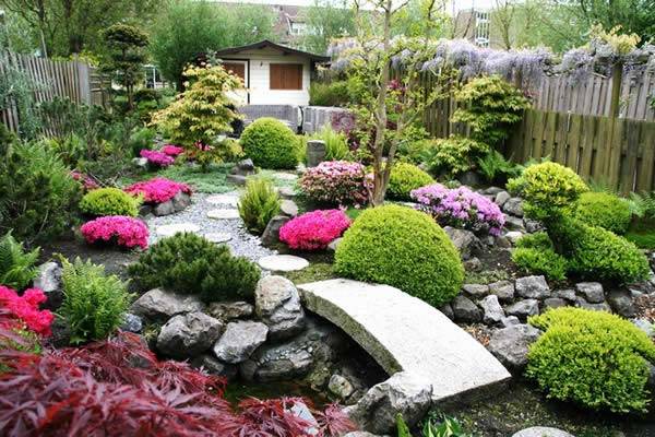 A Japanese Style Garden, Plants For Japanese Garden Uk