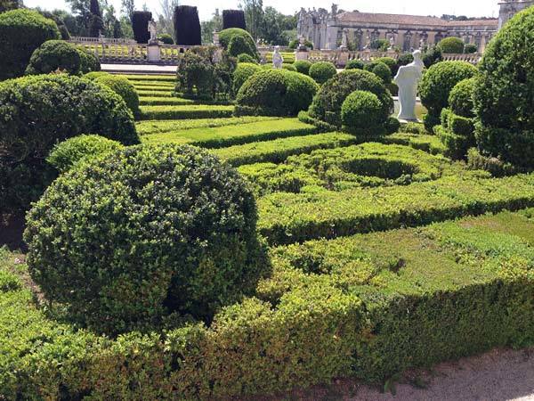 Formal Gardens - The Malta Garden at the National Palace of Queluz 