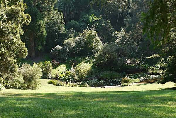 View of the lawns from the villa at Monserrate Gardens