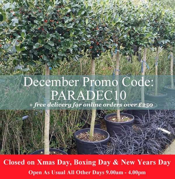discount code garden centre online