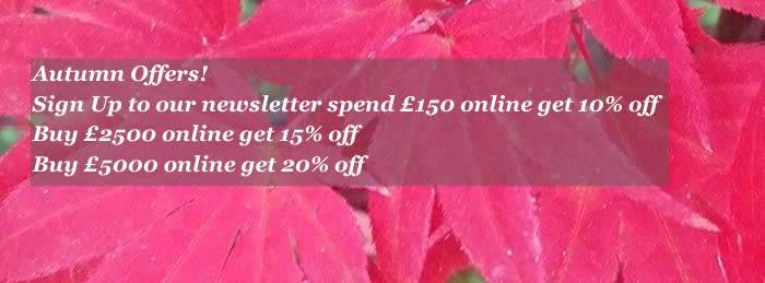 Gardening Discount Offer Code when you buy online