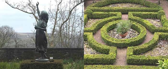 The Statue Garden | The Secret Garden at Overbeck's