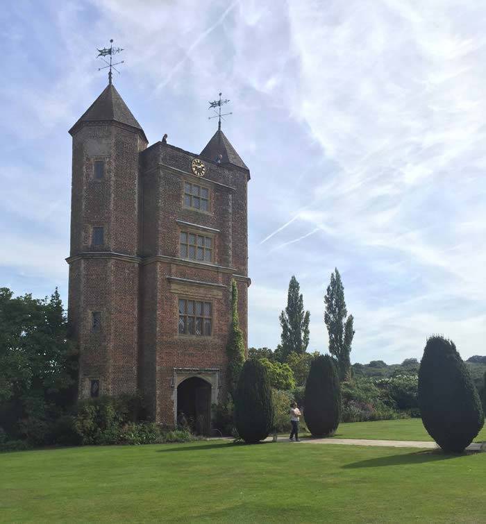 Sixteenth century tower at Sissinghurst Gardens