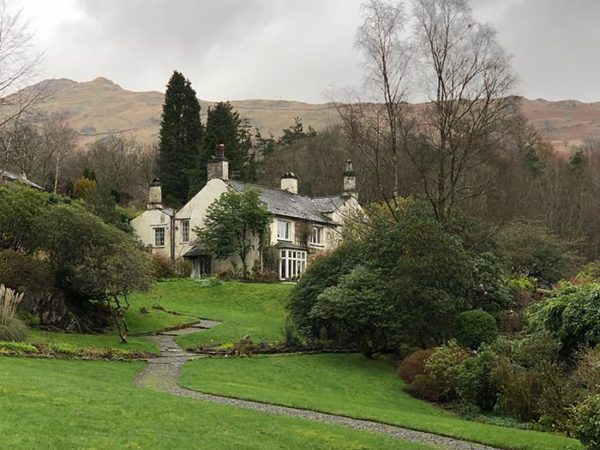 William Wordsworth's House & Gardens at Rydal Mount in Cumbria. 