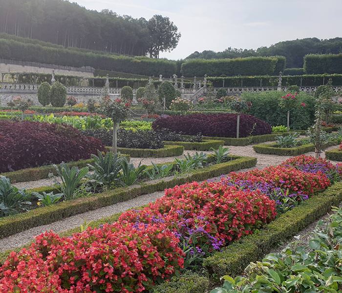 Gardens of Chateau Villandry, Villandry Loire Valley With The Kitchen Garden