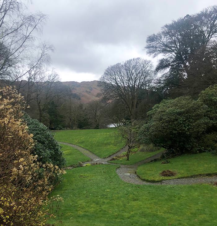 Wordsworth Gardens at Rydal Mount in the Lake District
