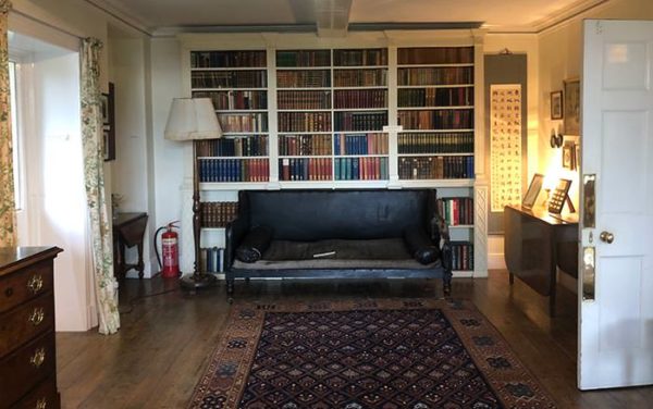 William Wordsworth's drawing room at Rydal Mount in the Lake District, Cumbria