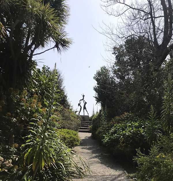 The Tresco Children Bronze Sculpture by David Wynne