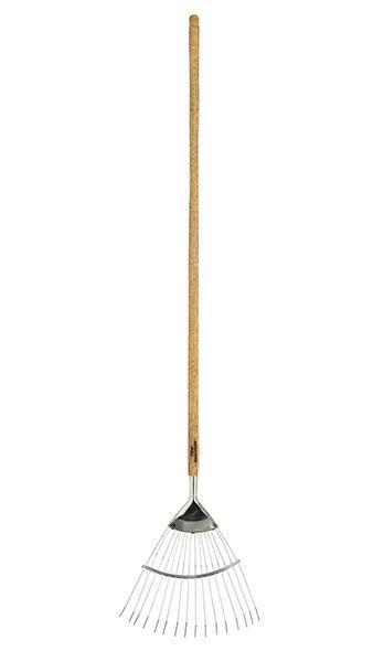 Kent & Stowe Stainless Steel Long Handled Lawn & Leaf Rake