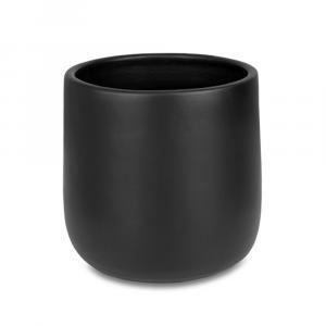 Akemi planter carbon black made in Portugal by Ivyline buy UK.