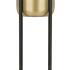 Calla Planter Stand Black/Antique Gold 58 cm buy online UK.