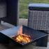 CHB Engineering Mini Fin Fire Pit and BBQ Grill
