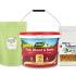 Soil improvement bundle of products including POWhumus, Fish Blood and Bone and Mycorrhizal Fungus for improving the soil.