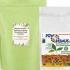 Soil improvement bundle of products including POWhumus and Paramount Plants Mycorrhizal Fungi for improving the soil.