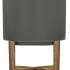 Vigo Concrete Planter With Wooden Stand 37 cm buy online UK.