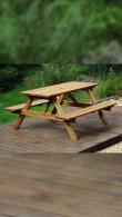 Charles Taylor Six Seater Picnic Table Gold Series