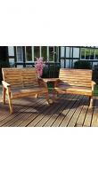 Charles Taylor Twin Garden Bench Set